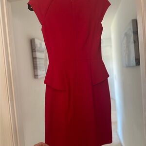 Red mini dress by BeBe
